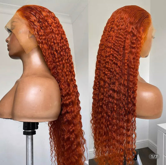 Ginger Orange Kinky Curly